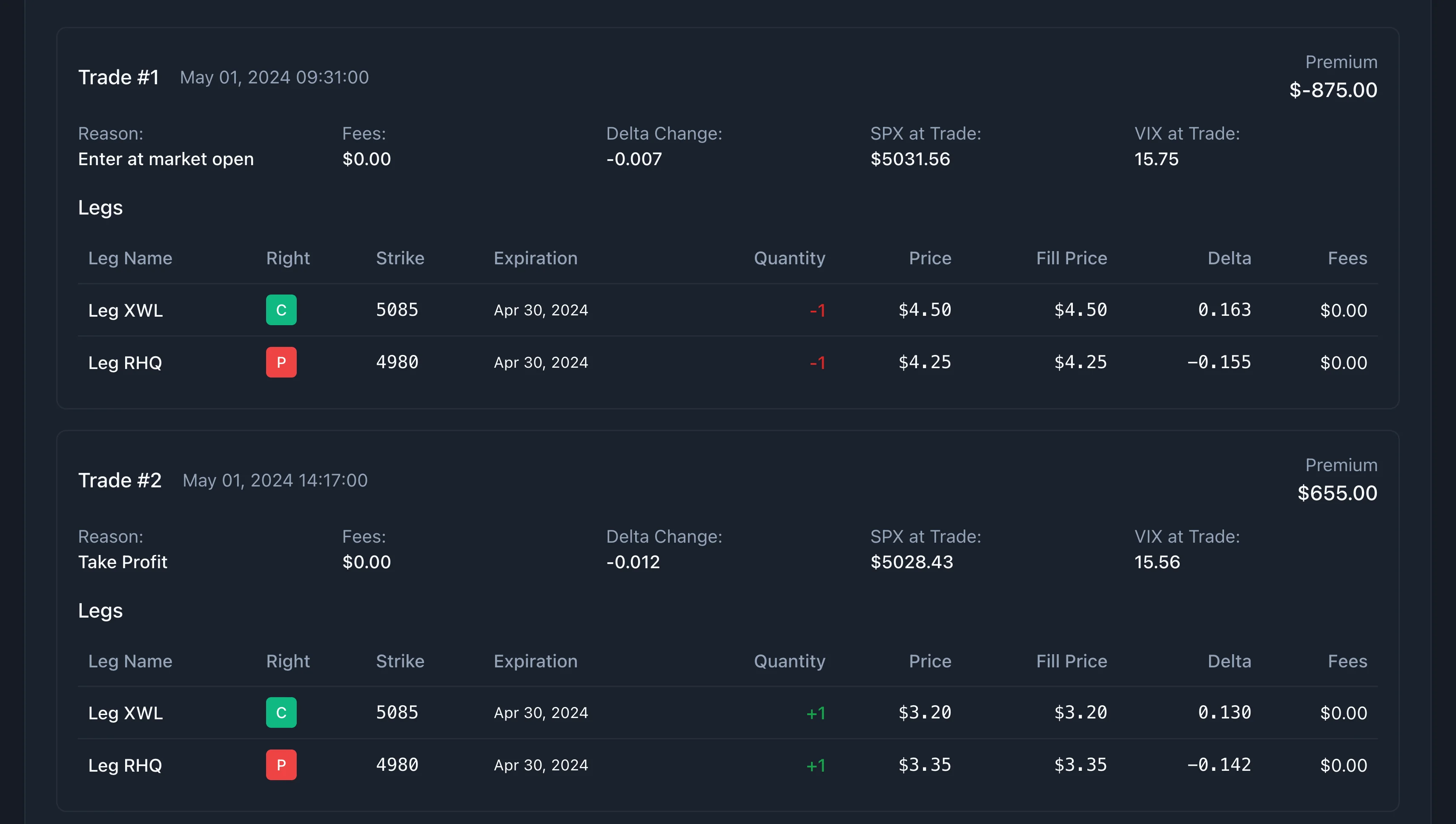 Position and trades details screenshot 5 thumbnail